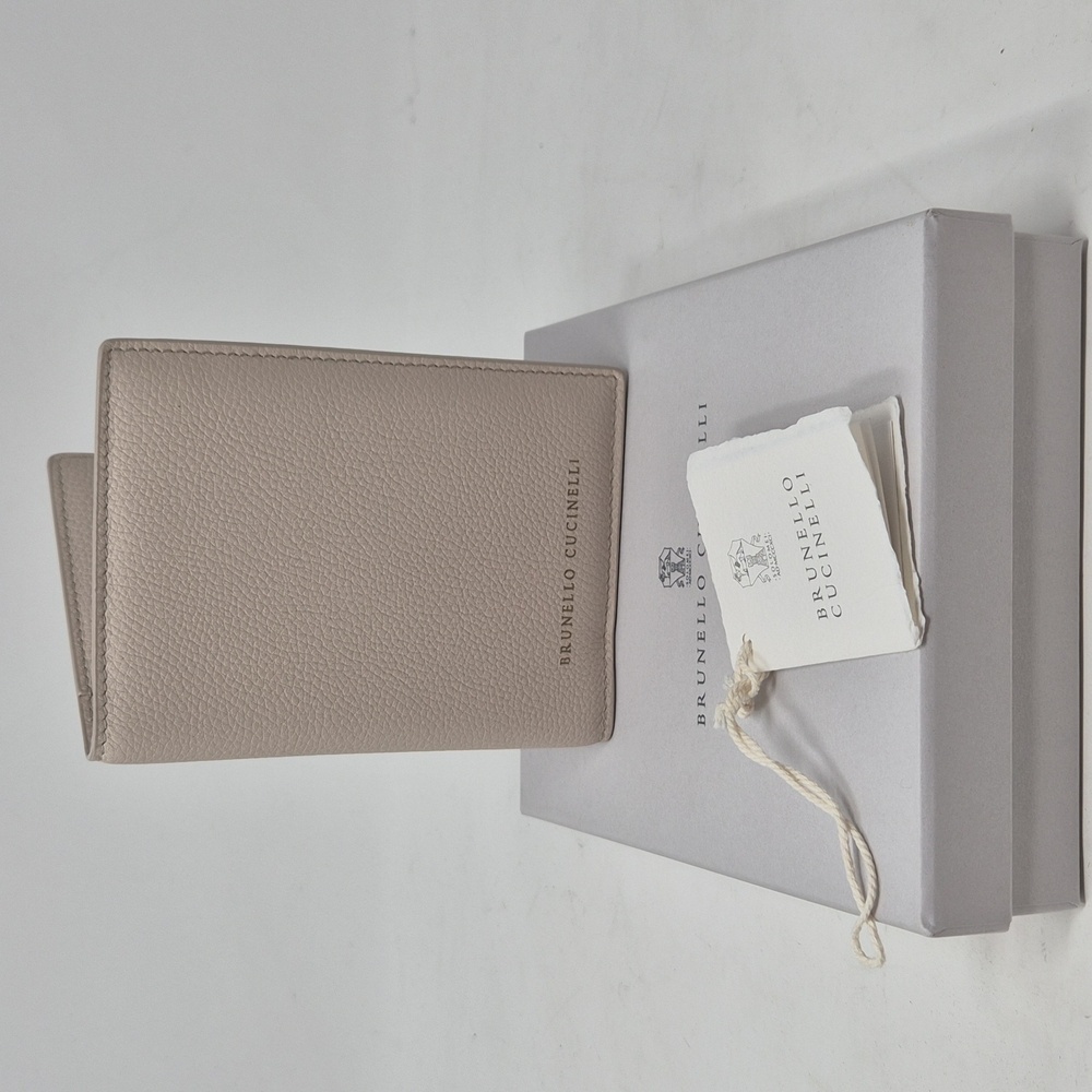 Brunello Cucinelli Flap Leather Card Holder